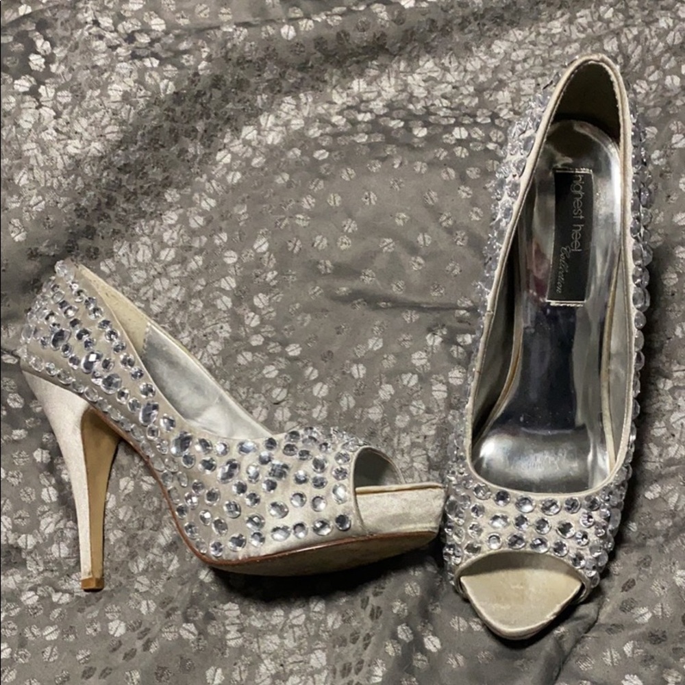 Sparkle shoes! Silver size 10